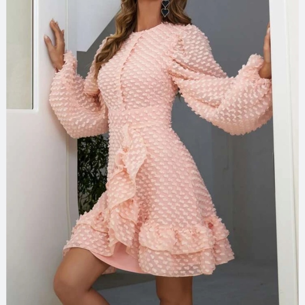 New Meadow Swiss Dot Mini Dress